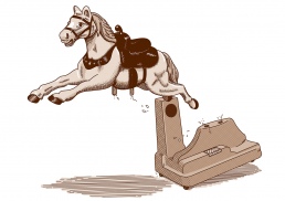 Aleix Abellanet horse Illustration